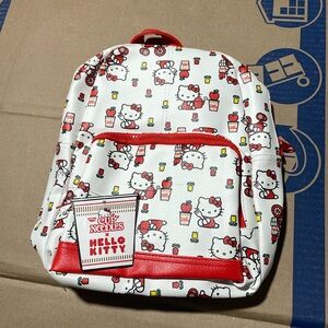 Hello Kitty Mini Backpack Cup Noodles Collab NWT Deadstock